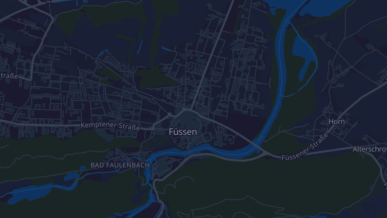 Karte von Füssen