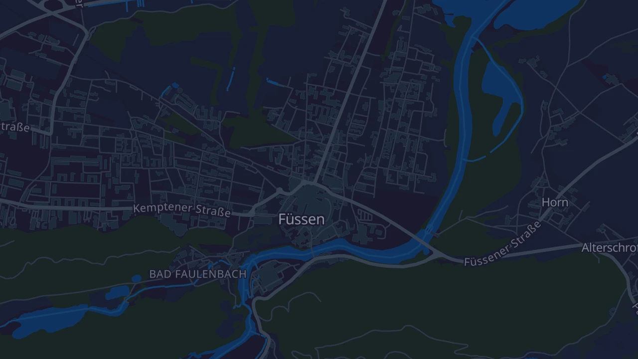 Karte von Füssen