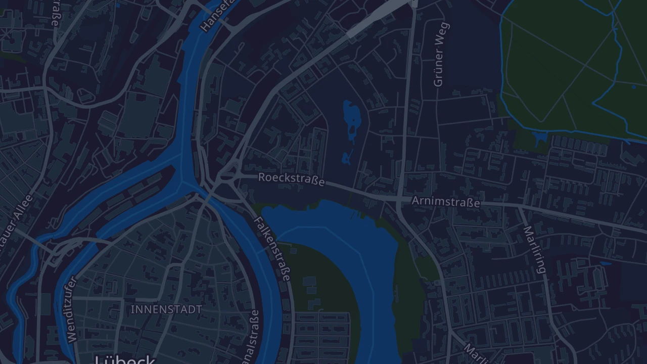 Karte von Lübeck