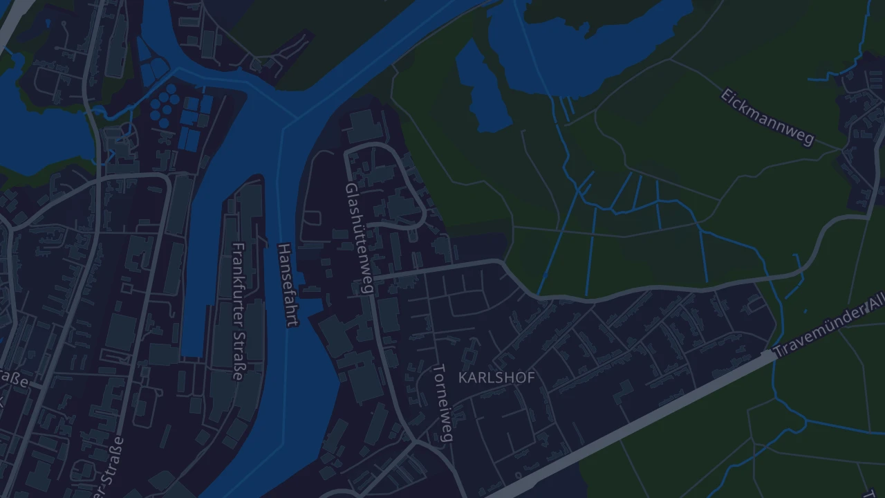 Karte von Lübeck
