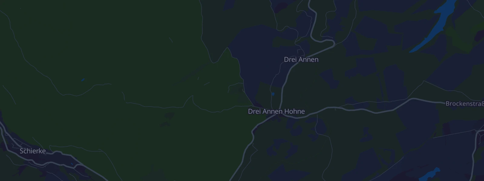 Karte von Wernigerode OT Drei Annen Hohne