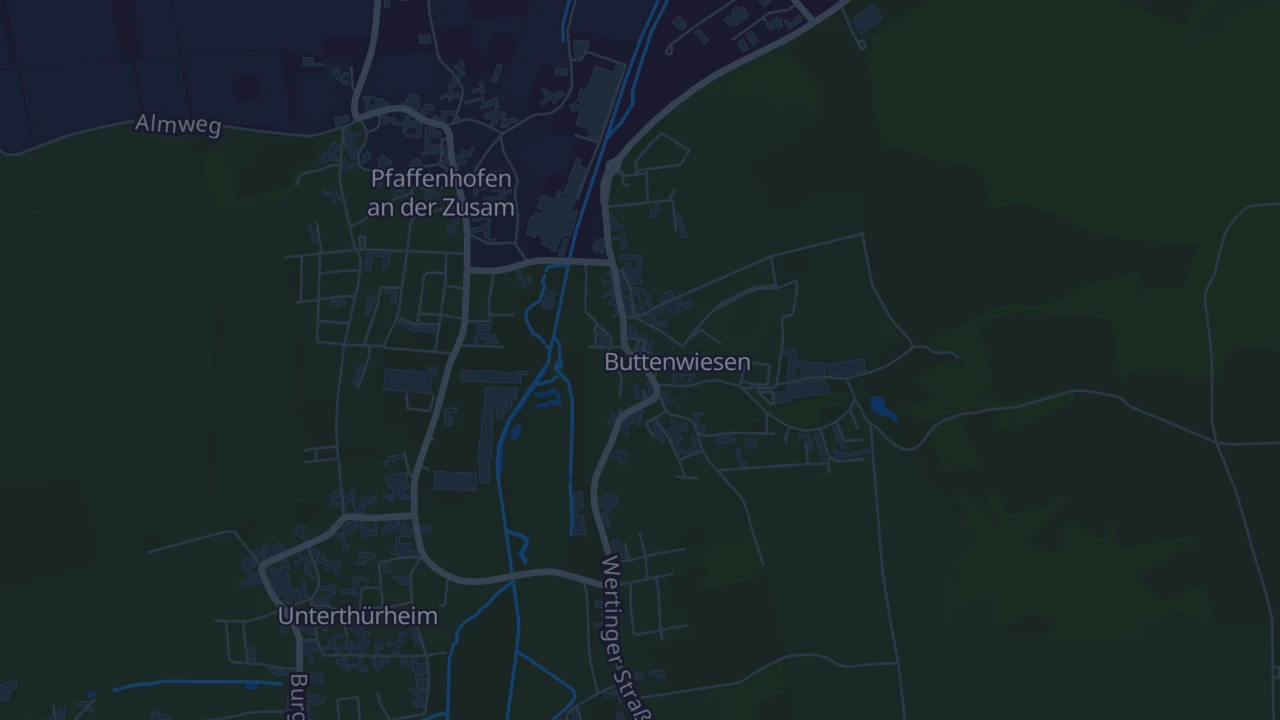 Karte von Buttenwiesen