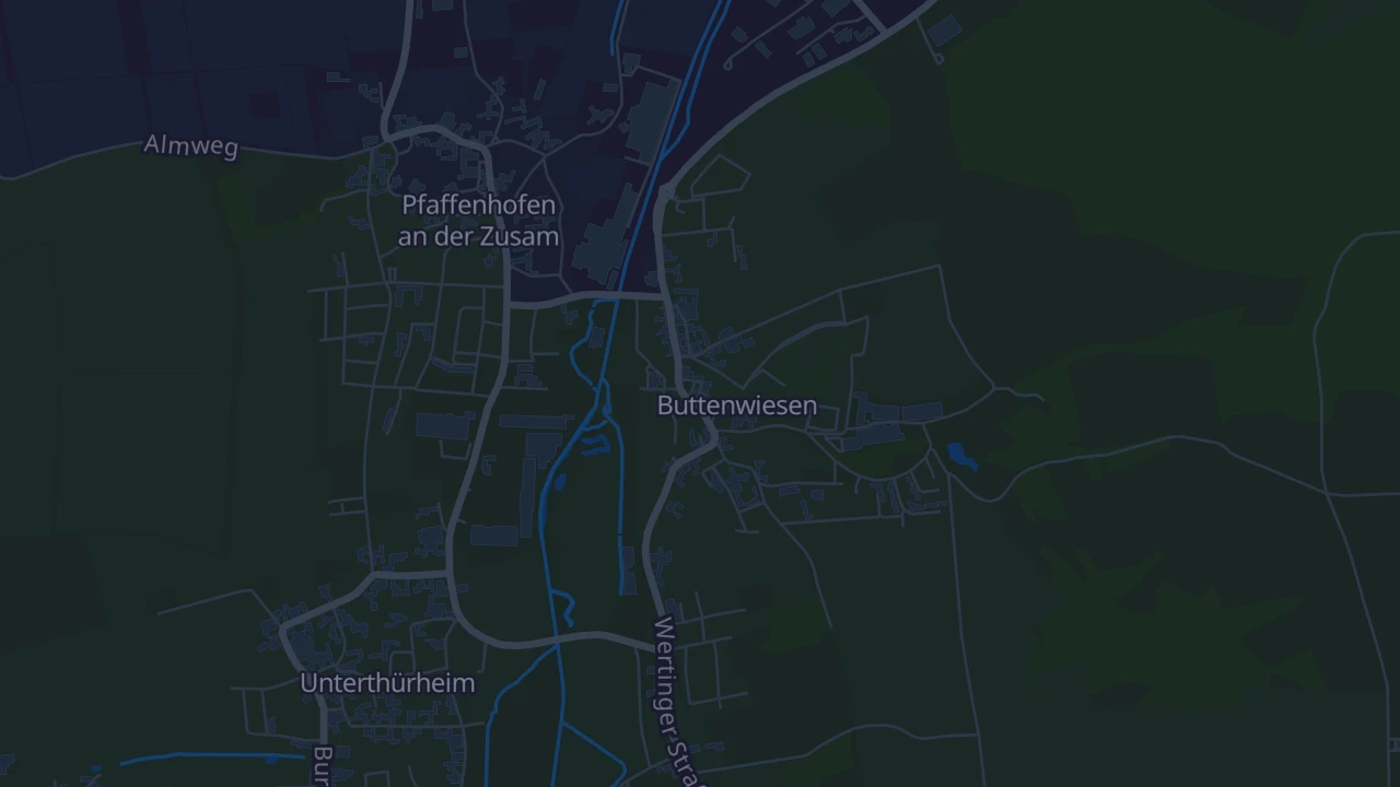 Karte von Buttenwiesen