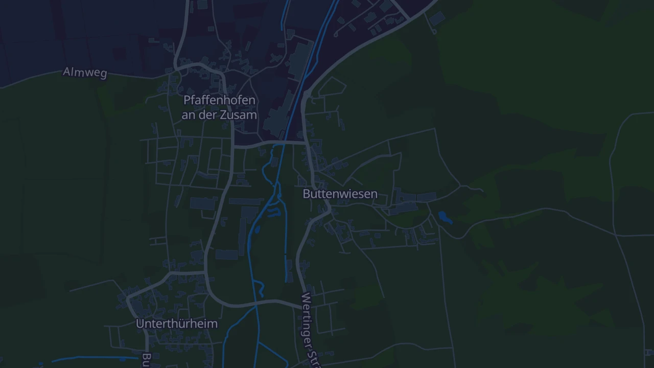 Karte von Buttenwiesen