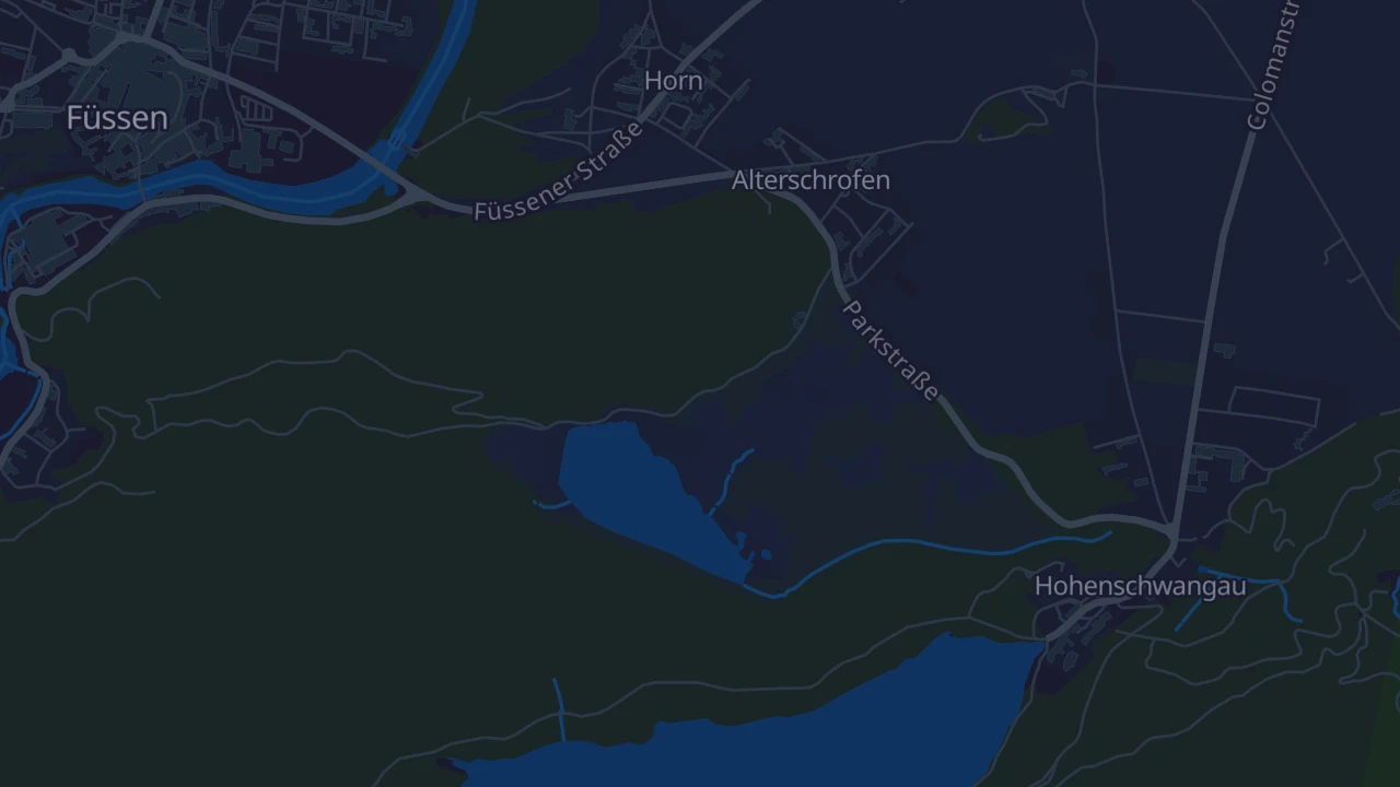 Karte von Schwangau - Alterschrofen