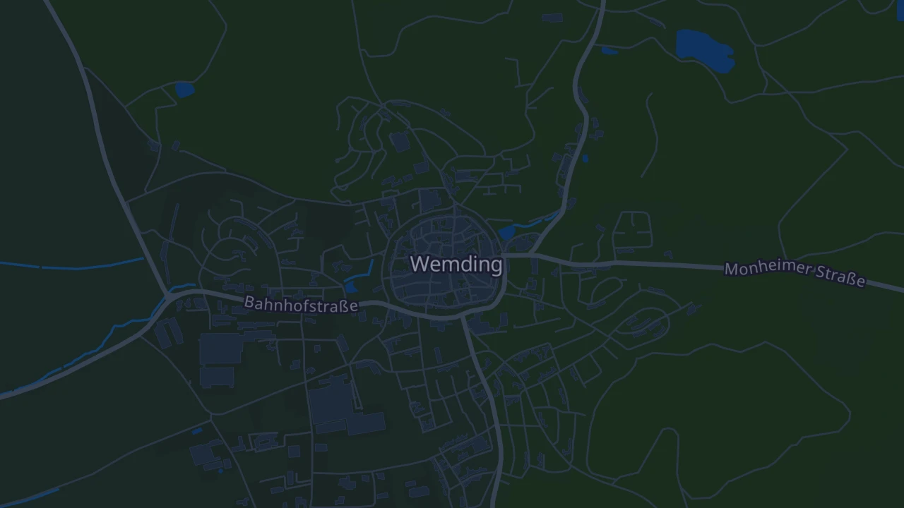 Karte von Wemding