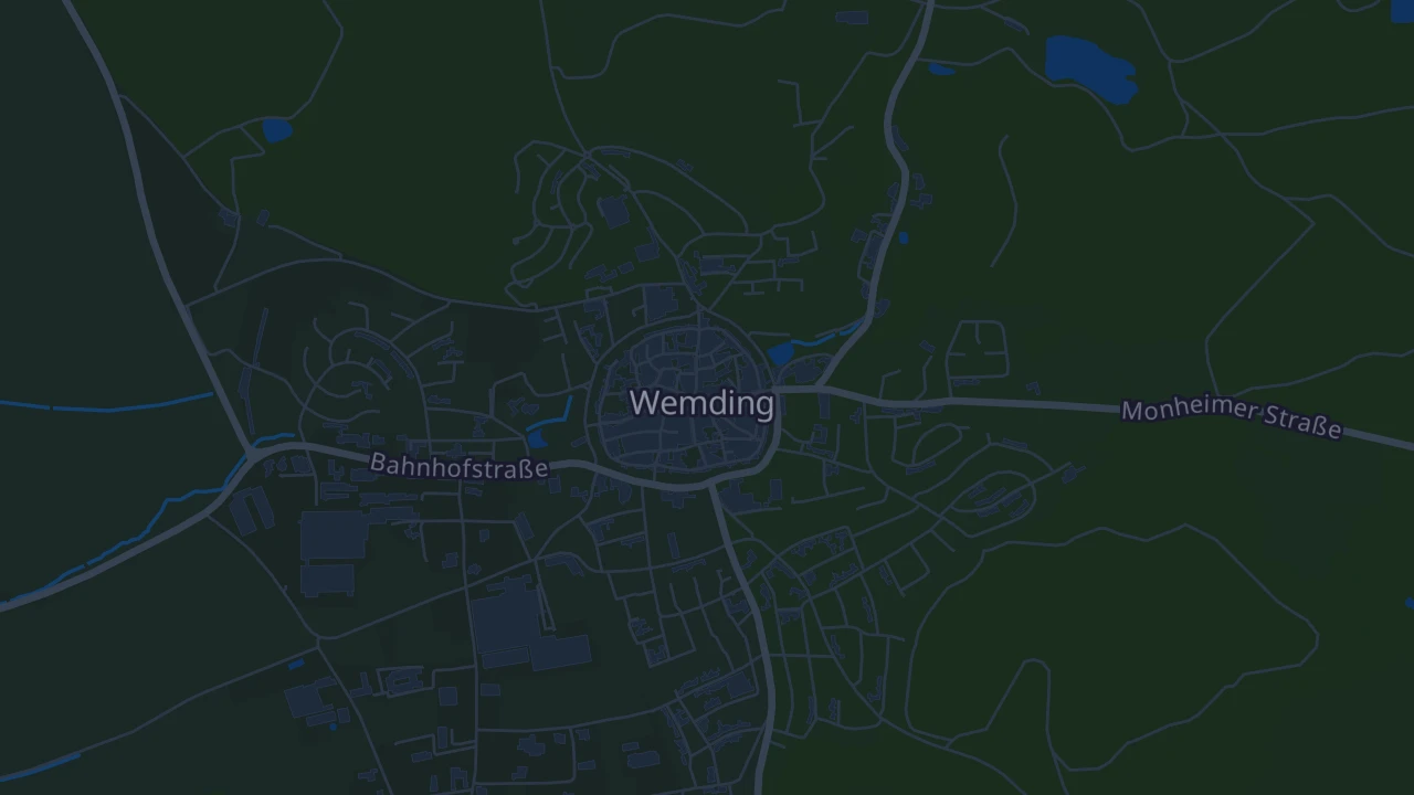 Karte von Wemding