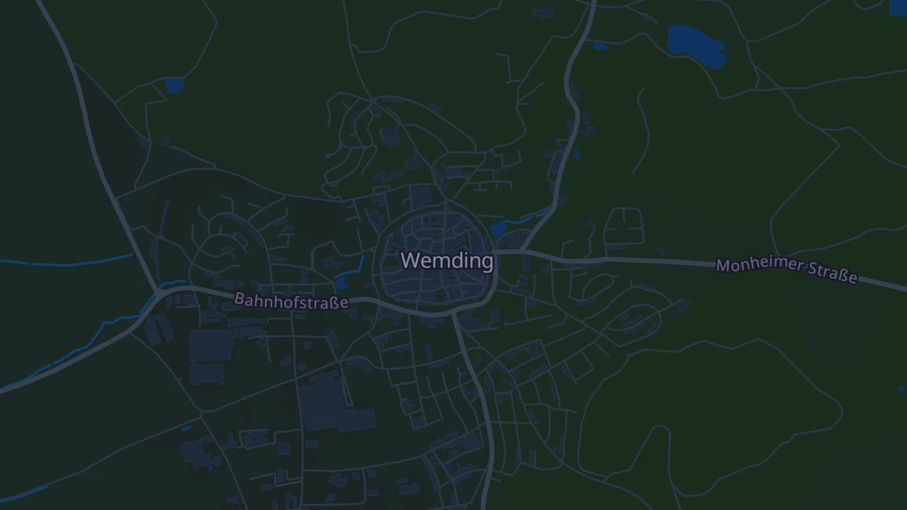 Karte von Wemding