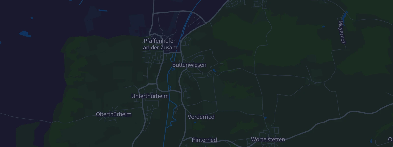 Karte von Buttenwiesen
