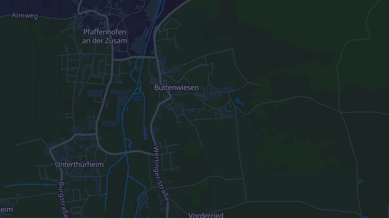 Karte von Buttenwiesen
