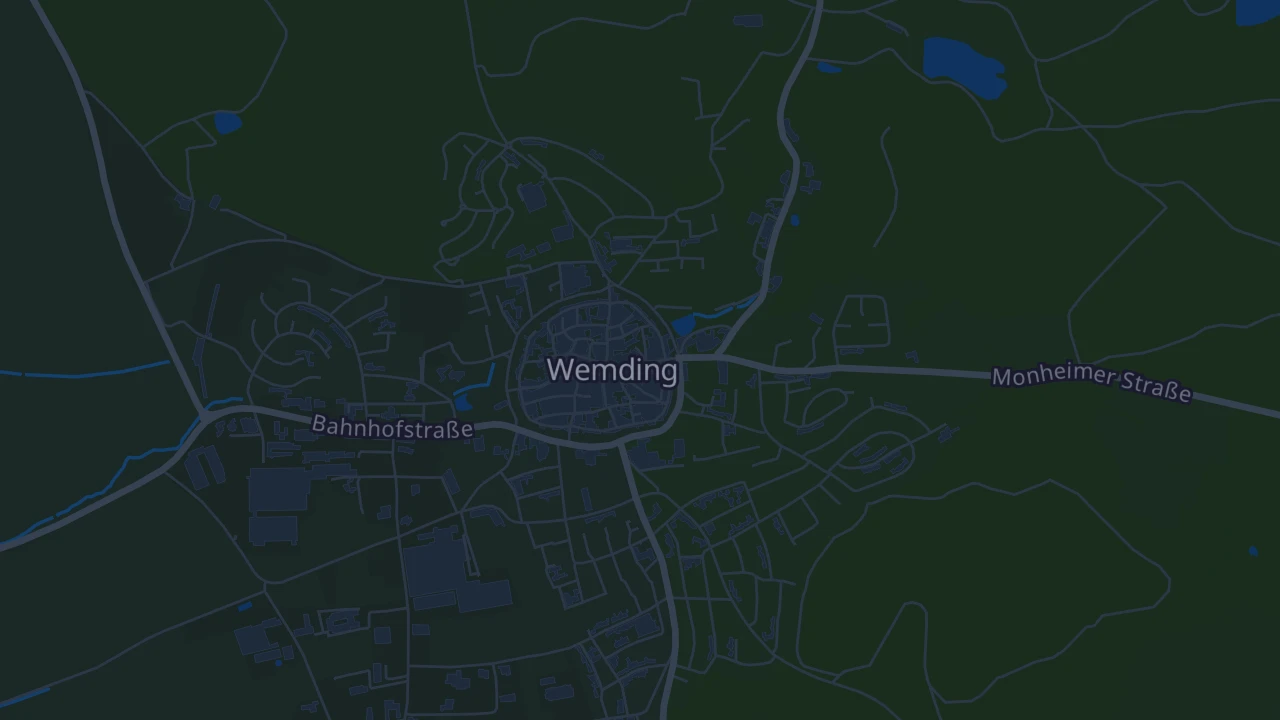 Karte von Wemding