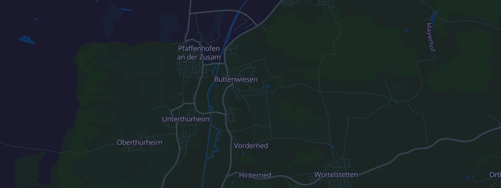 Karte von Buttenwiesen