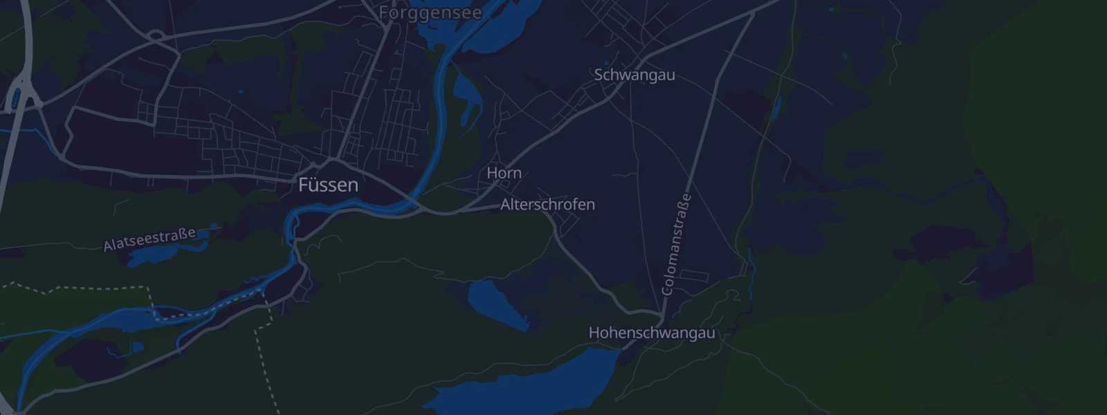 Karte von Schwangau - Alterschrofen