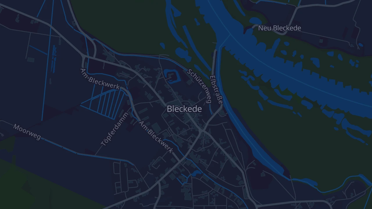 Karte von Bleckede
