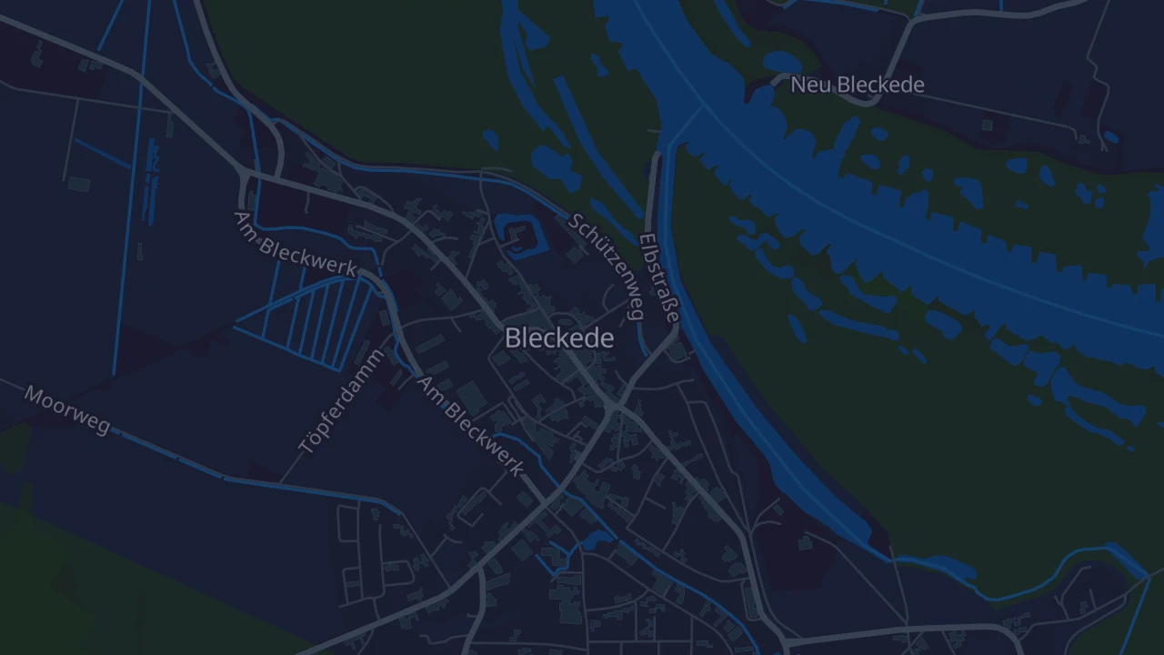 Karte von Bleckede