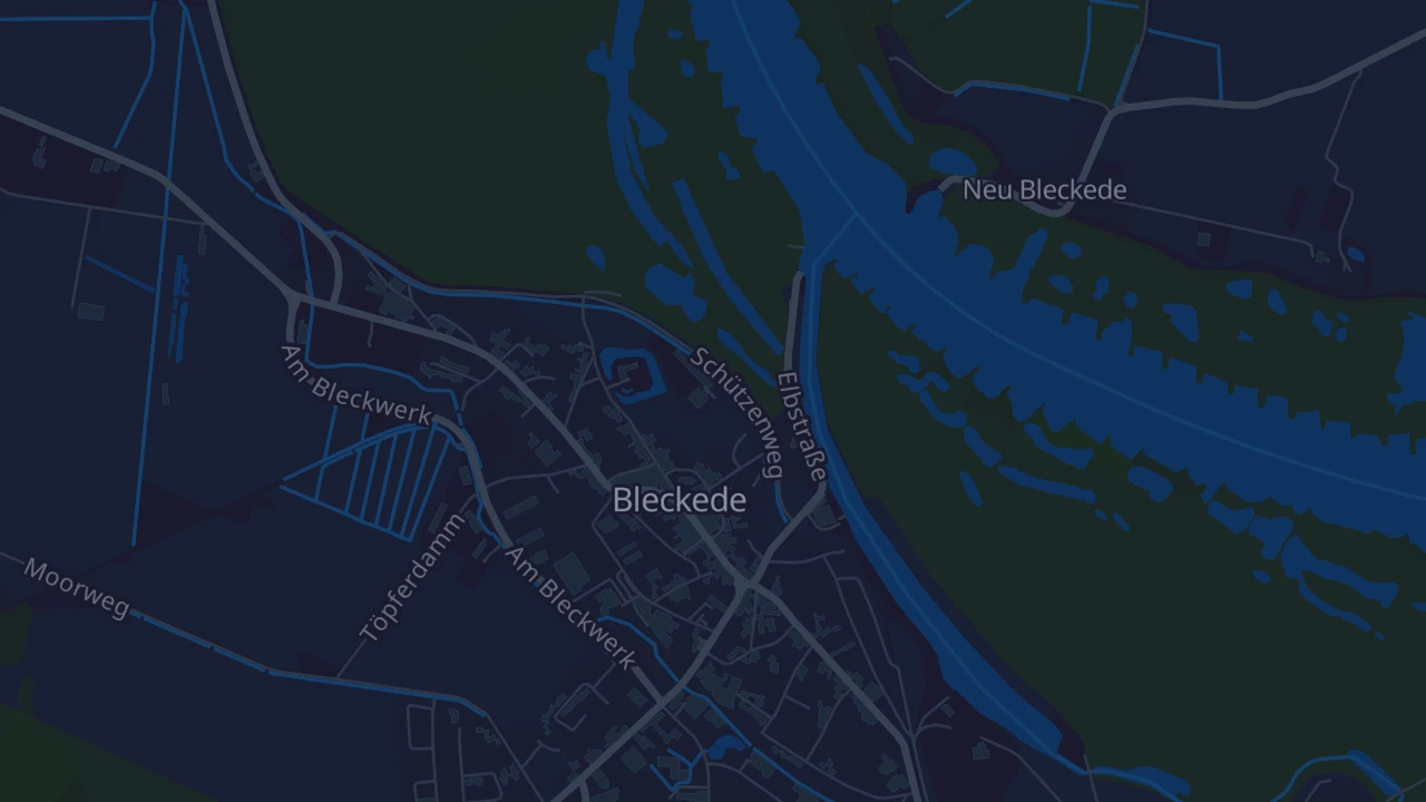 Karte von Bleckede