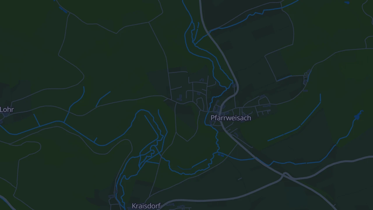 Karte von Pfarrweisach