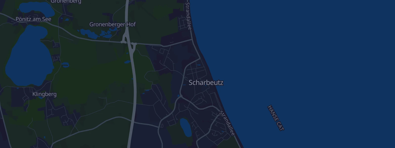 Karte von Scharbeutz