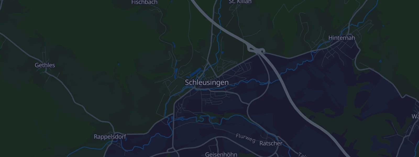 Karte von Schleusingen