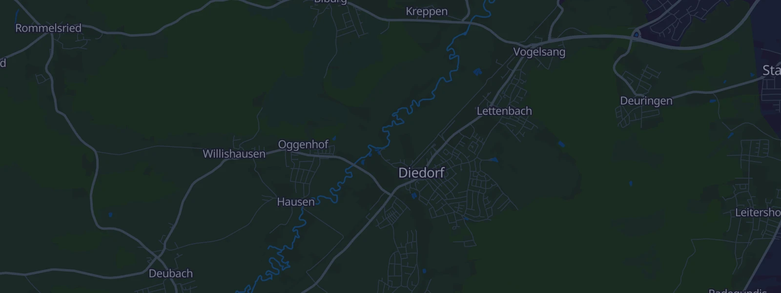 Karte von Diedorf