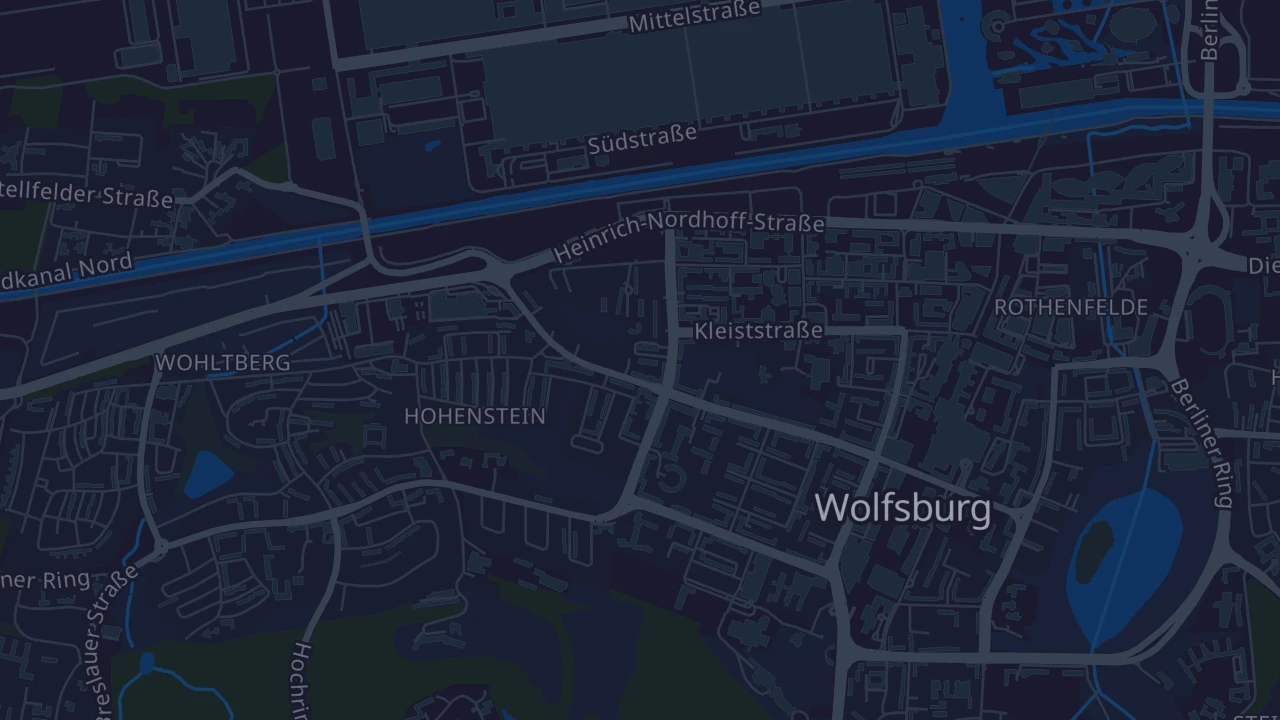 Karte von Wolfsburg