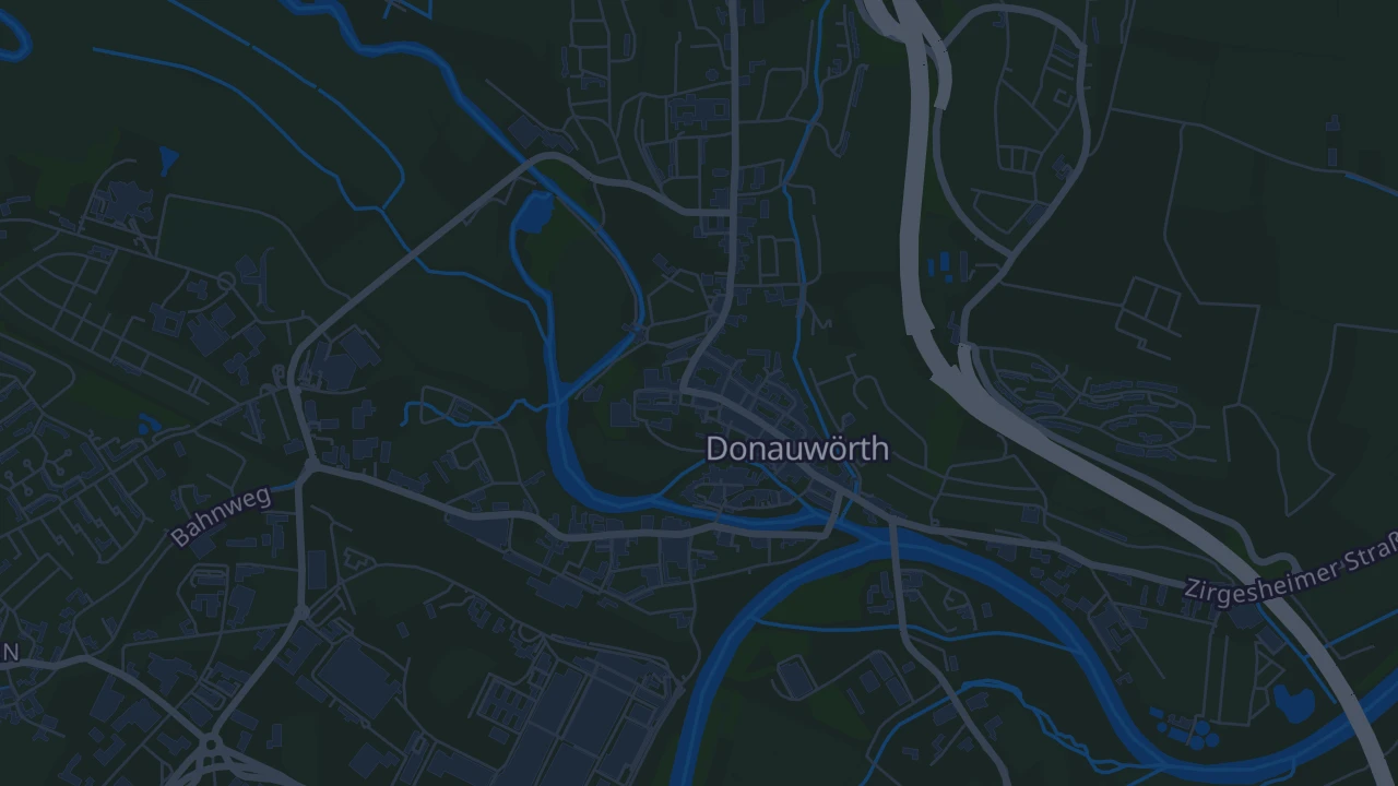 Karte von Donauwörth