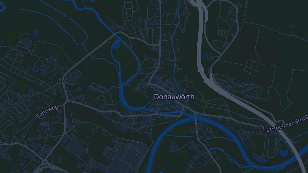 Karte von Donauwörth