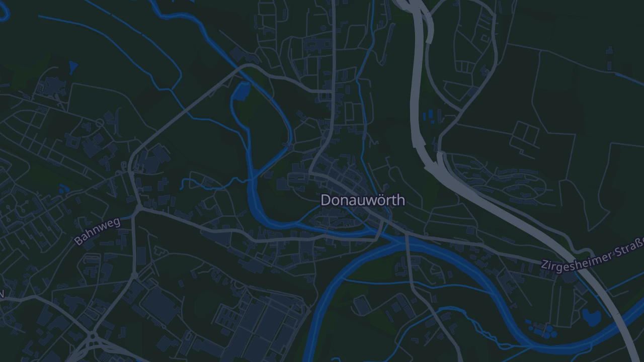 Karte von Donauwörth