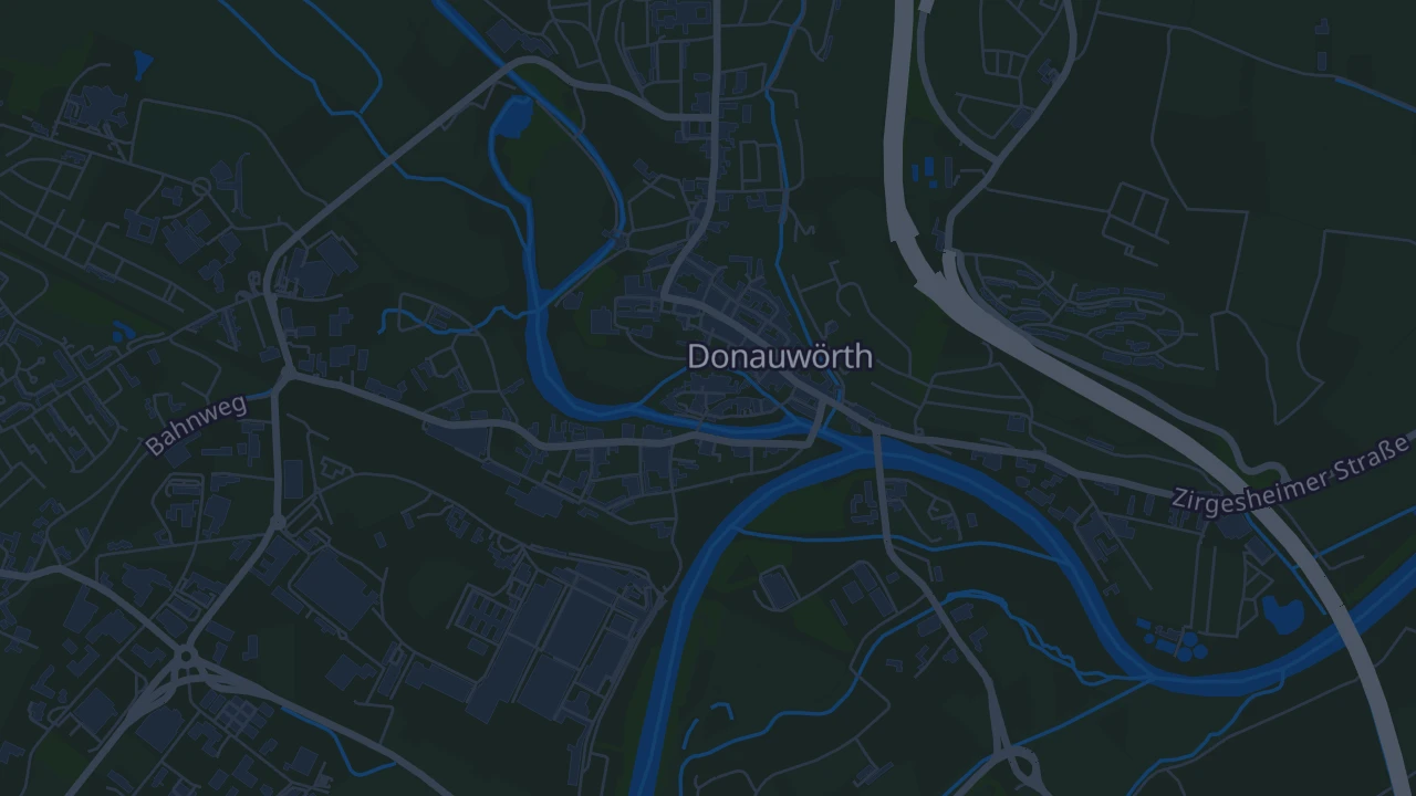 Karte von Donauwörth