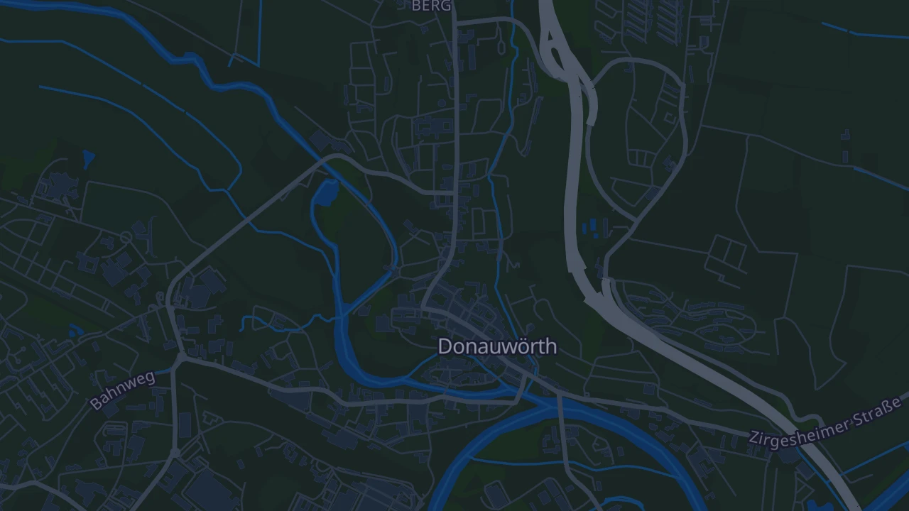 Karte von Donauwörth