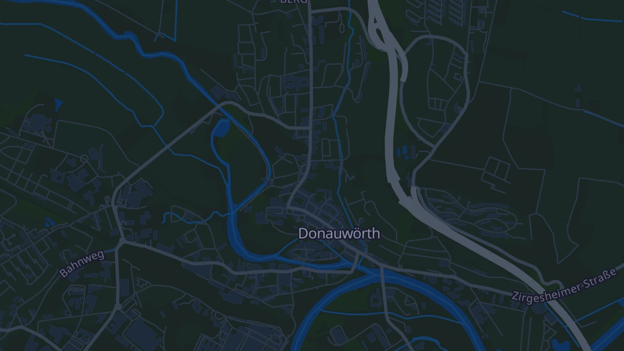 Karte von Donauwörth