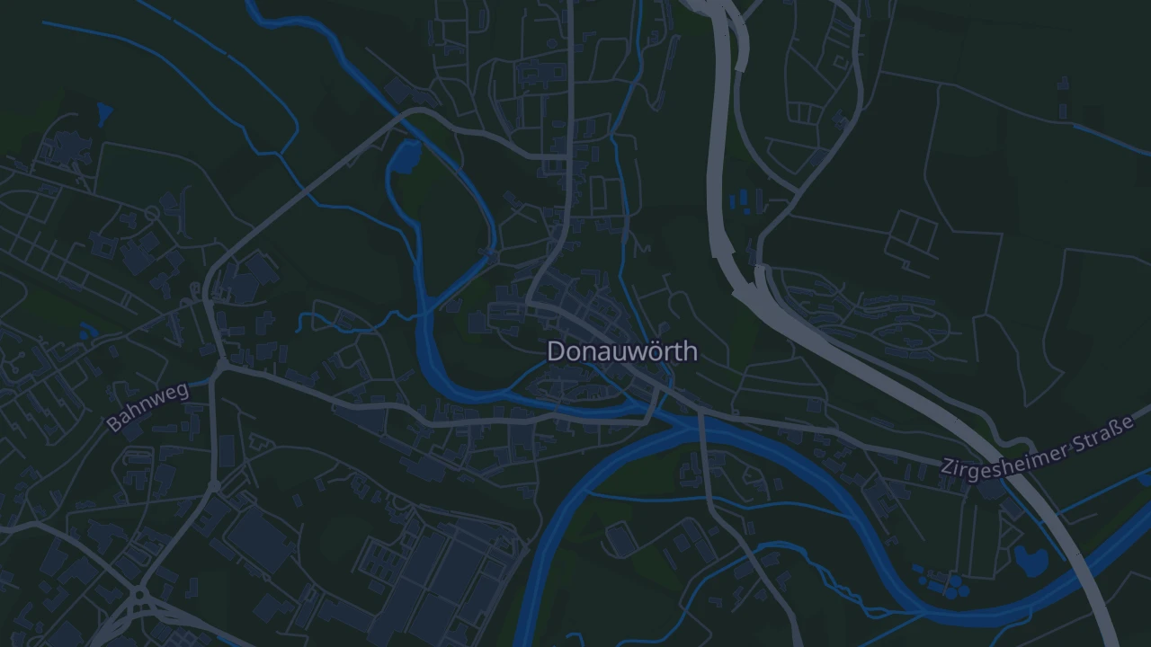 Karte von Donauwörth