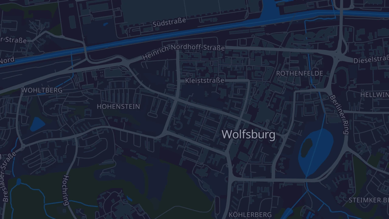Karte von Wolfsburg