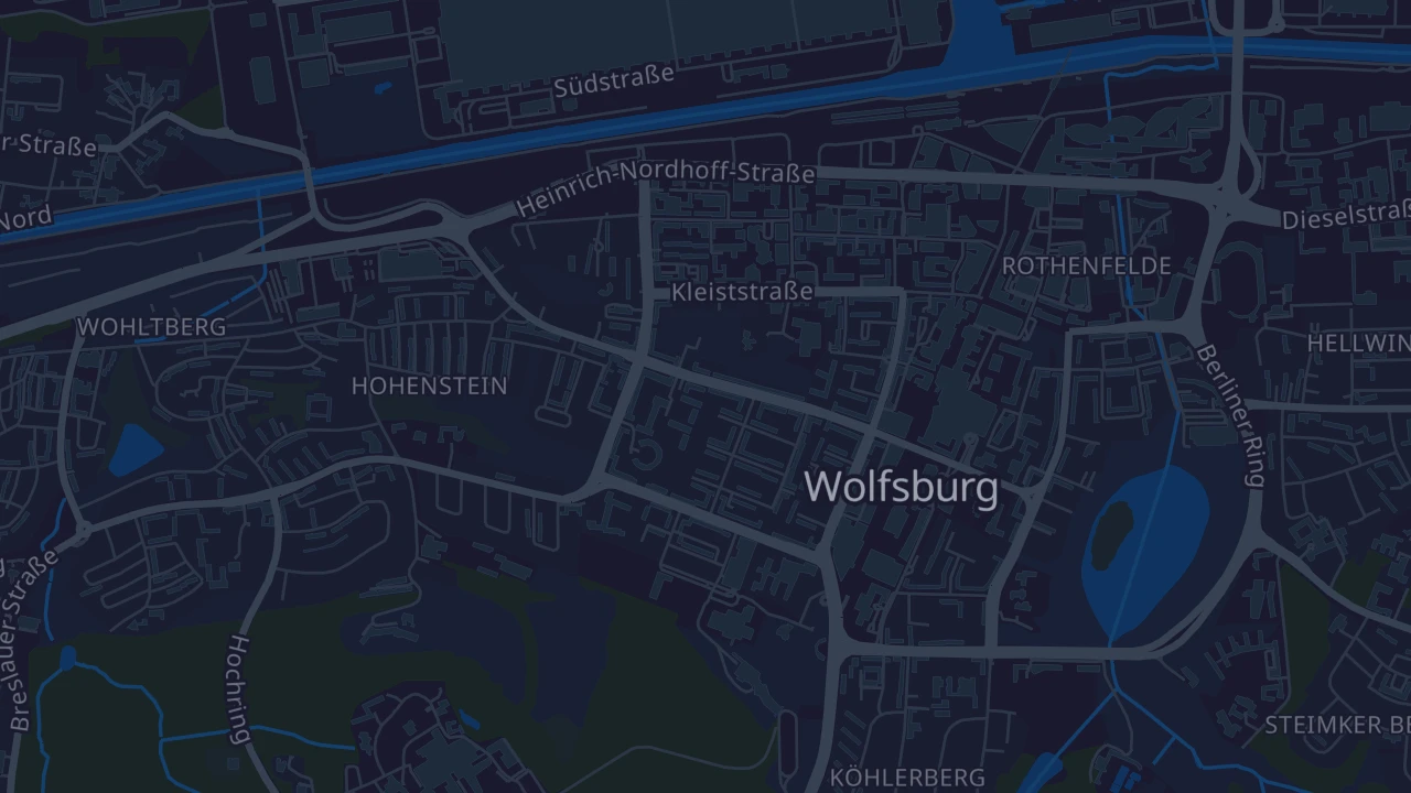 Karte von Wolfsburg