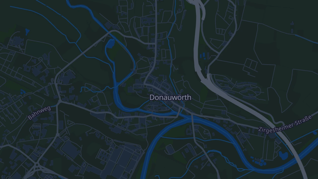 Karte von Donauwörth