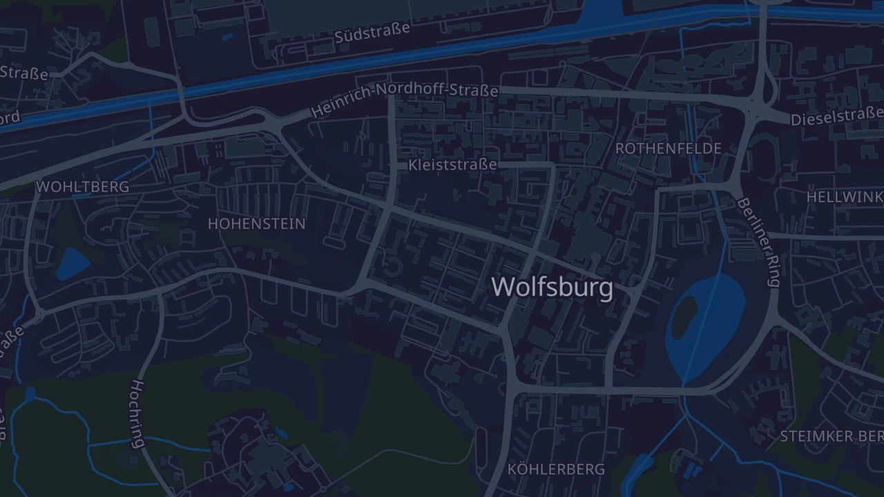 Karte von Wolfsburg