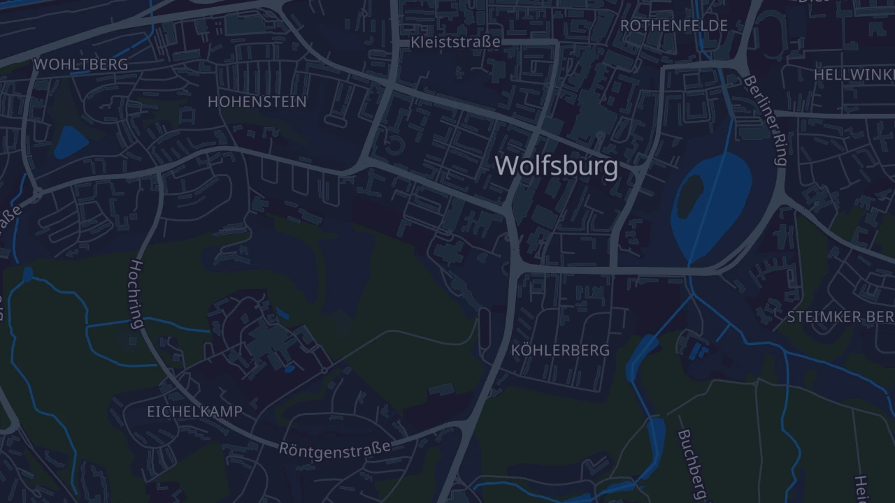 Karte von Wolfsburg
