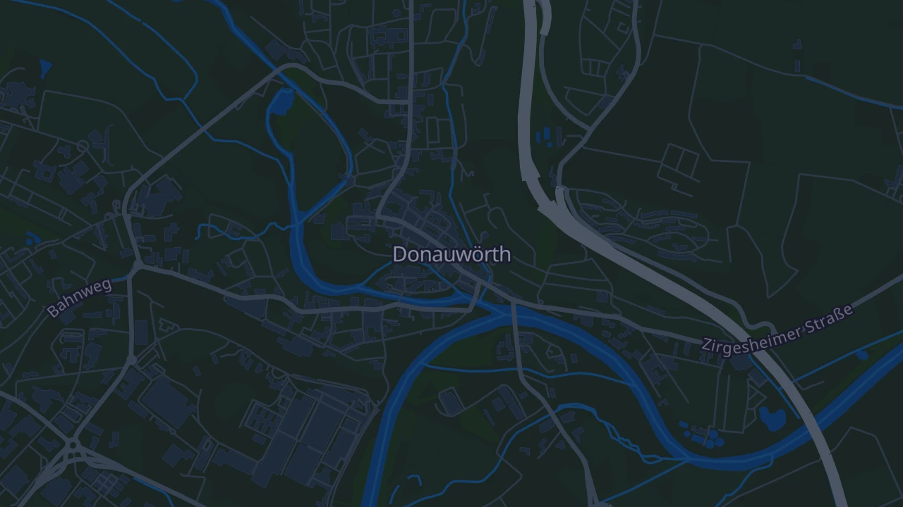 Karte von Donauwörth
