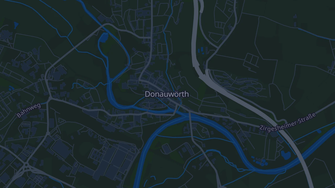 Karte von Donauwörth