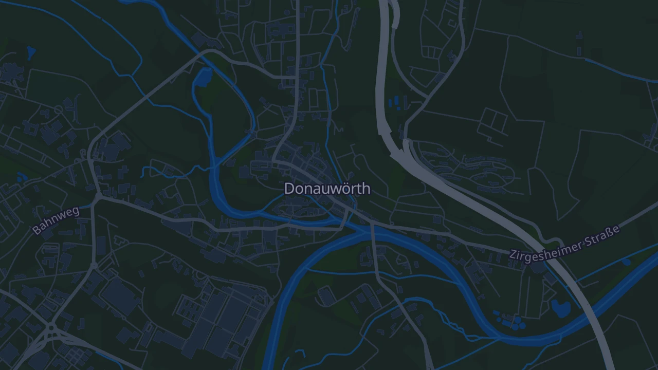 Karte von Donauwörth