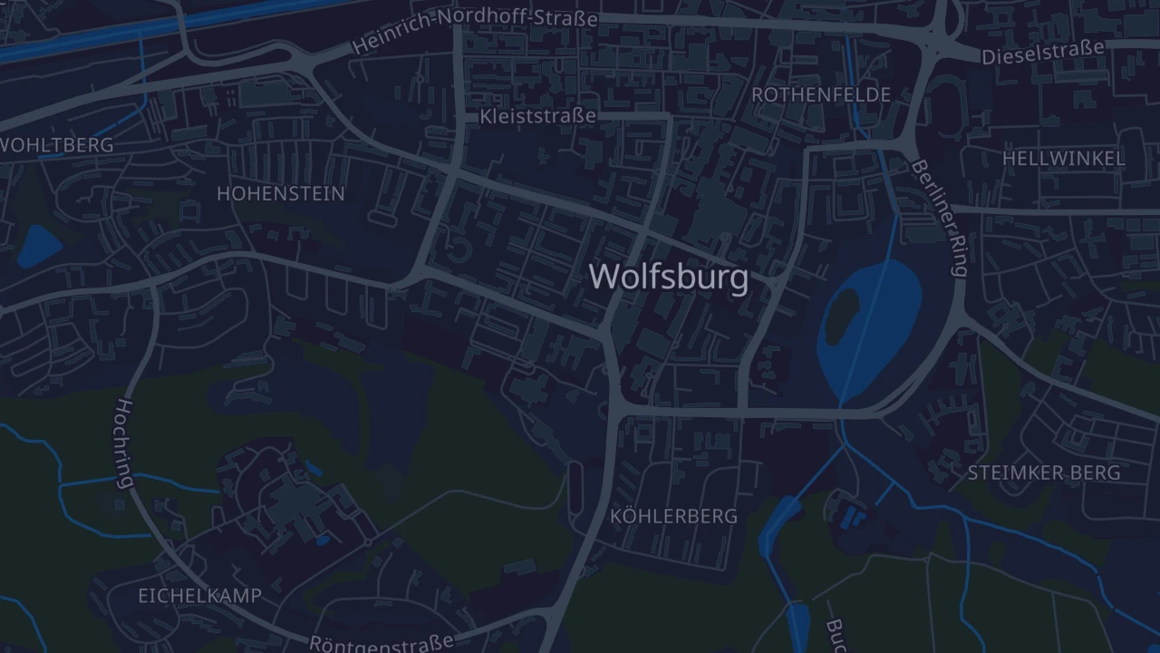 Karte von Wolfsburg