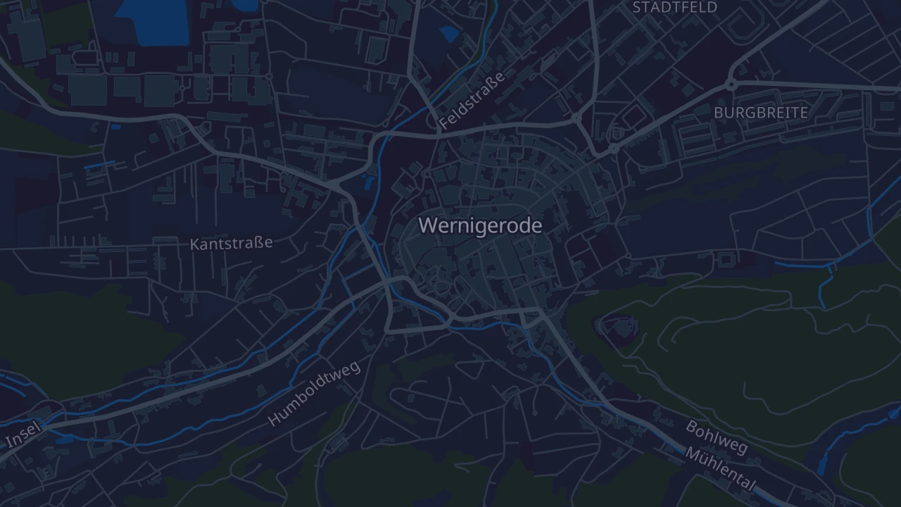 Karte von Wernigerode