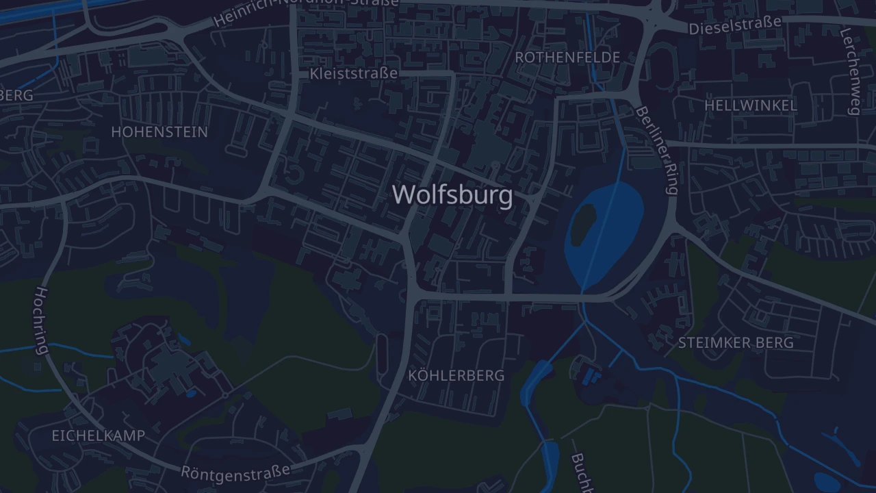 Karte von Wolfsburg
