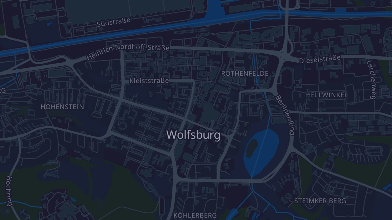 Karte von Wolfsburg