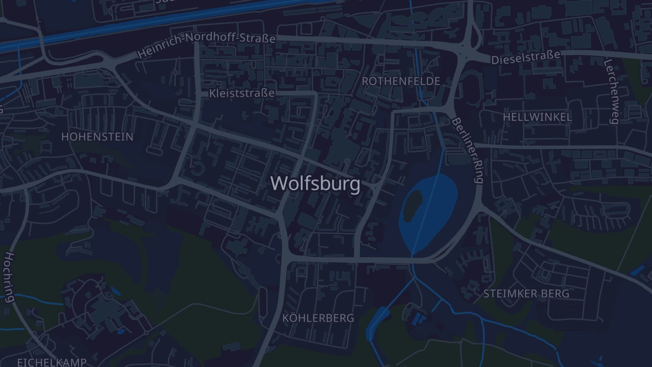 Karte von Wolfsburg