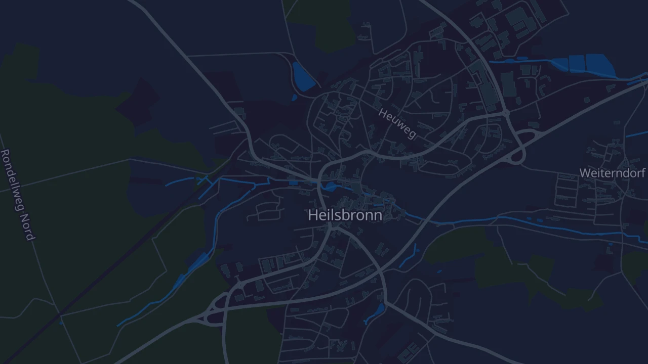 Karte von Heilsbronn