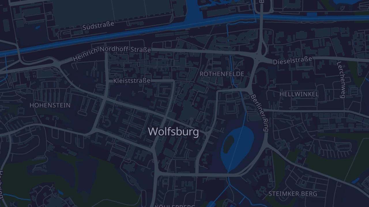 Karte von Wolfsburg