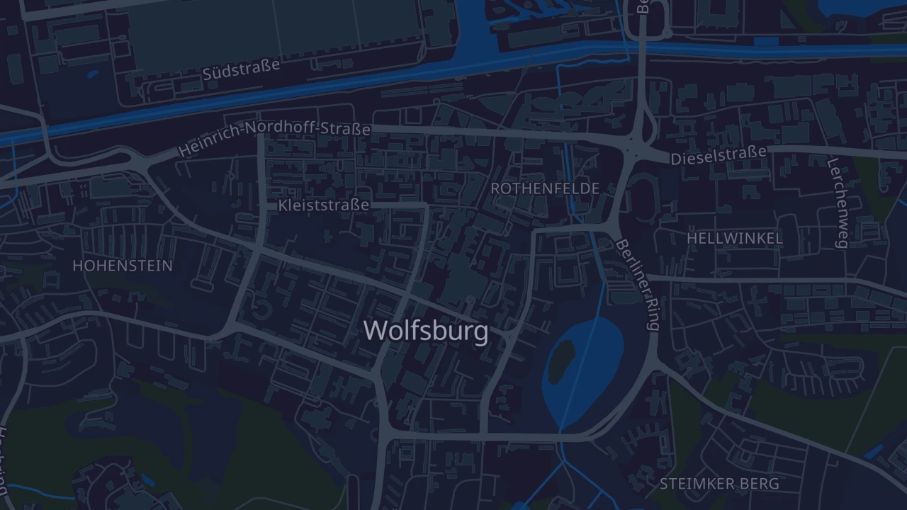 Karte von Wolfsburg