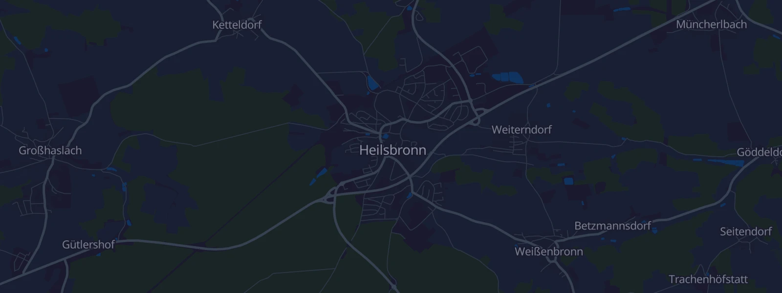 Karte von Heilsbronn