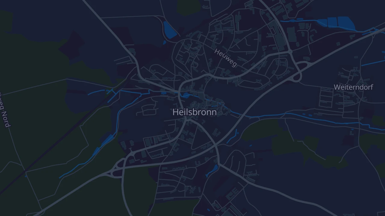 Karte von Heilsbronn